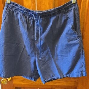 Erica& Co. Women's Blue Cotton Shorts